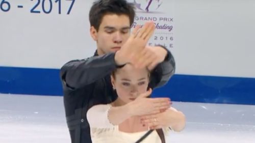 Ustimkina alina / volodin nikita (rus) - junior grand prix final 2016, marseille - short program