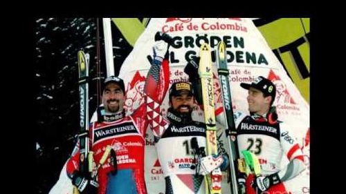 Kristian ghedina vince la discesa libera della val gardena 1996