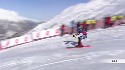 Shiffrin imbattibile nella prima manche dello slalom di gurgl, il video
