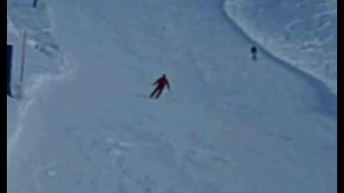 Skiing Zermatt in open skies