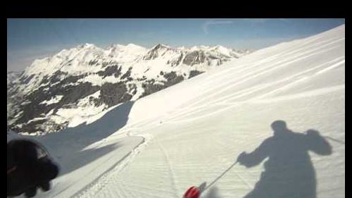 Freeride au Glacier 3000 Suisse