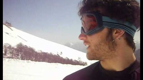 Discesa sullo snowboard