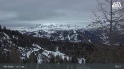 Pista La Crusc con l'omonimo monte m.2045