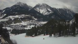 Webcam San Virgilio dalla pista Pedagà, sul Piz da Peres e Monte Paraccia