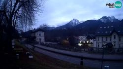 Pista ciclabile e gruppo Mangart