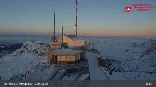 Corvatsch stazione a Monte 3303 m.