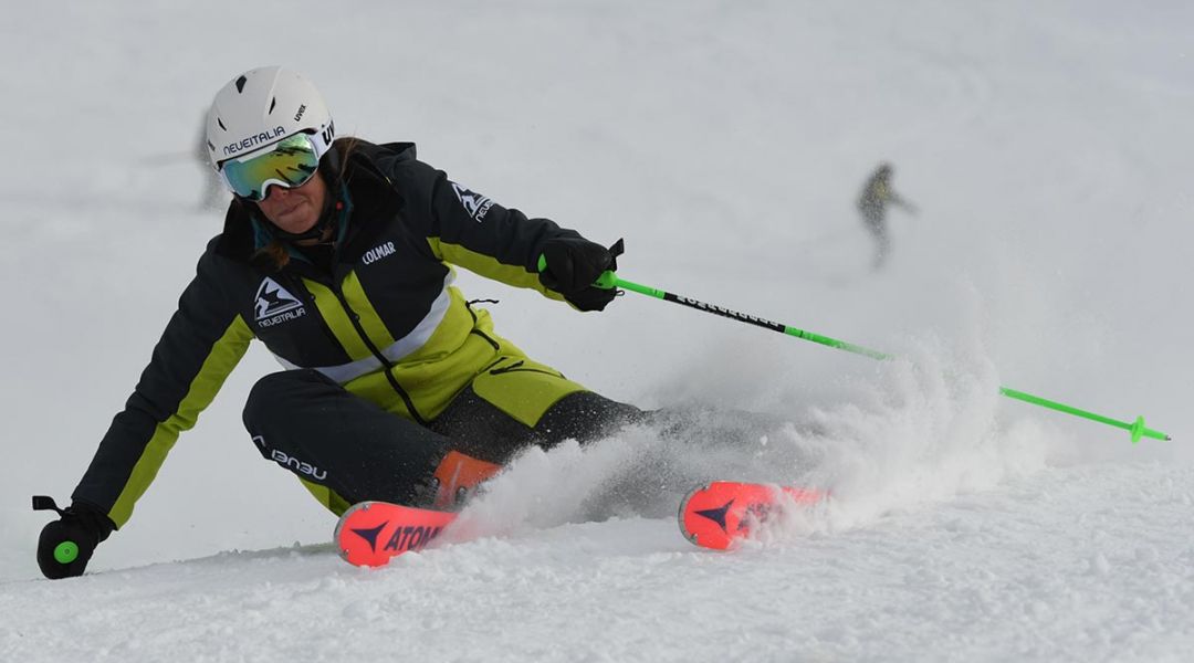 Valeria Poncet al test di Atomic Redster TR (2021)