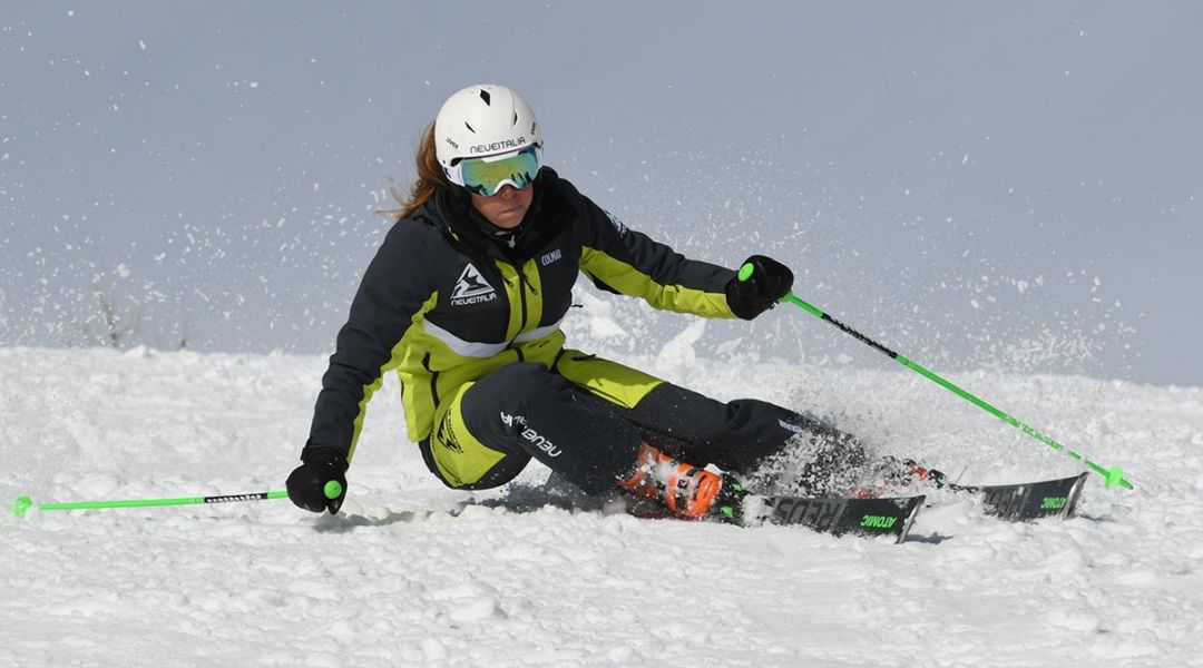 Valeria Poncet al test di Atomic Redster X7 WB (2022)