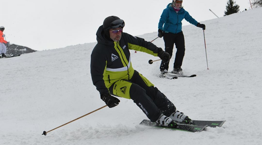 Marco Peratello al test di Atomic Redster X7 WB (2022)