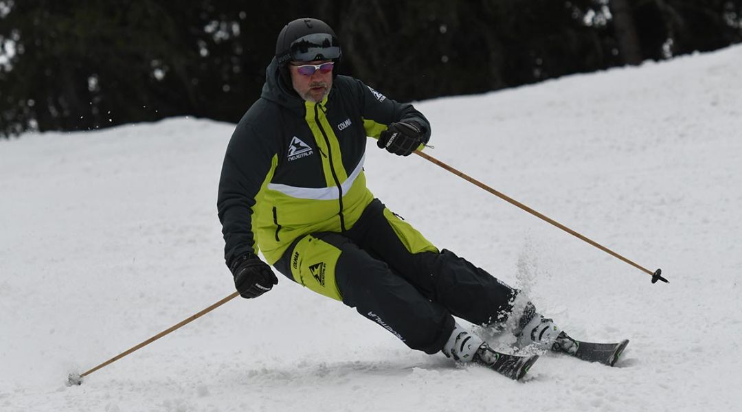 Marco Peratello al test di Elan Amphibio 18 Ti2 (2021)