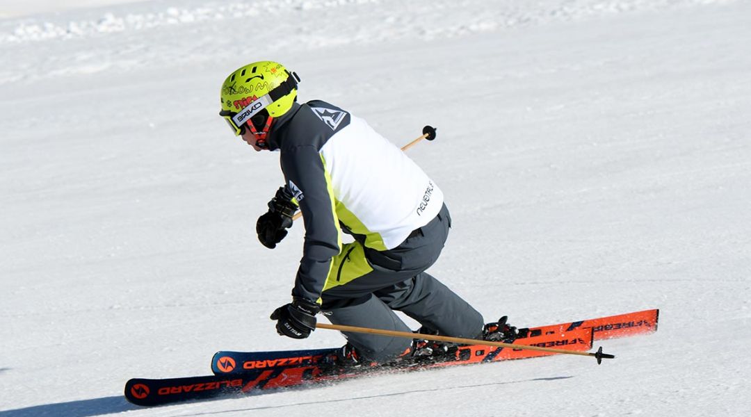 Fabio Dellavedova al test di Blizzard Firebird HRC WC Piston (2021)