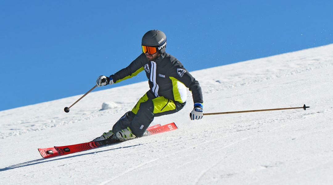 Federico Casnati al test di Volkl Racetiger GS (2021)
