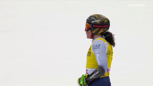 Federica brignone terza dopo la prima manche del gigante di are, rivedila