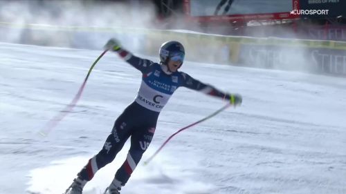 Vonn torna in coppa del mondo... da apripista! che festa al traguardo della birds of prey, rivivi la sua discesa