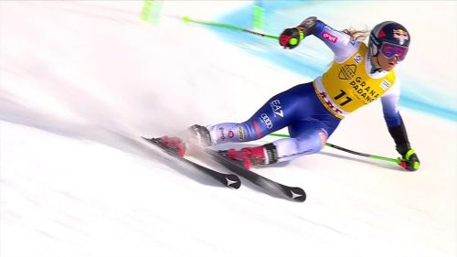 Goggia commette un errore, ma è seconda: la sua prima manche