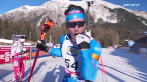 Giacomel storico argento, italia sul podio nell'individuale dopo 32 anni. rivivi la gara