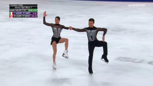 Guignard-fabbri vincono free dance e gara, che spettacolo!