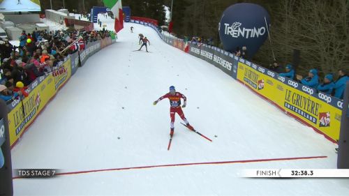 Krueger doma il cermis al tour de ski! pellegrino splendido 7° nella gara finale del tour de ski