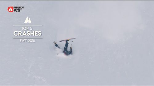 I migliori 5 crash al freeride world tour 2018