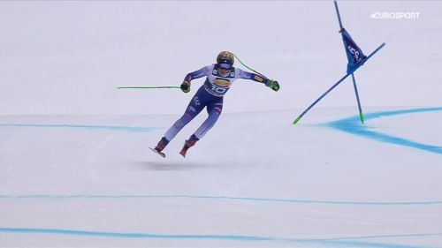 Federica brignone ancora sul podio nel super g di garmisch, il video