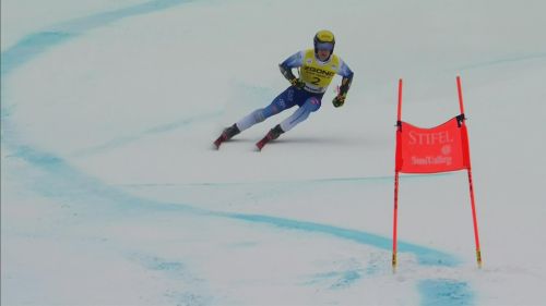 Franzoni miglior azzurro dell'ultimo superg stagionale, il video del suo 10° posto