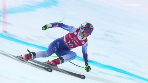 Sofia goggia seconda a un centesimo nel superg 2 di la thuile: il video della doppietta azzurra