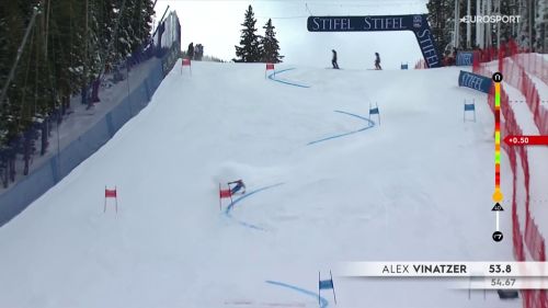 Vinatzer vede la top 5, il video della buona manche del miglior azzurro