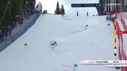 Vinatzer vede la top 5, il video della buona manche del miglior azzurro