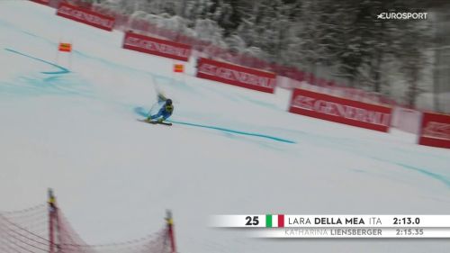 Della mea di rimonta e ancora nona in gigante. il video della seconda manche