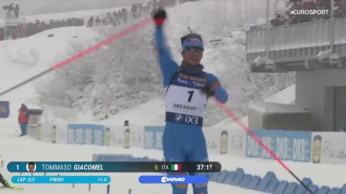 Tommaso Giacomel è stratosferico ! Rimonta epica e vittoria storica nellinseguimento, con un ultimo poligono da urlo: rivivila