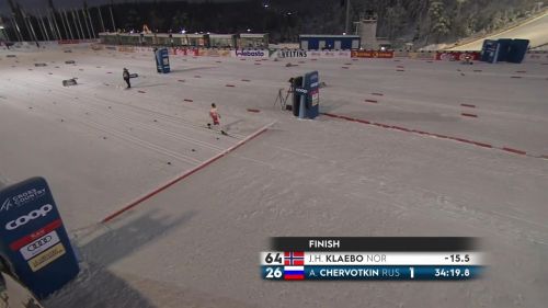 Klaebo vince la 15 km di ruka