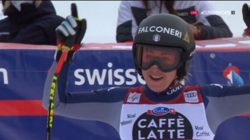 Sofia goggia vince ancora in discesa, il video della doppietta a crans montana