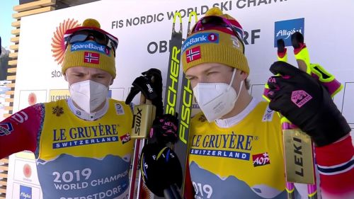 Klaebo festeggia: 'grande gara, non ci aspettavamo questa sfida'