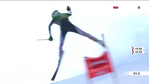 Johan clarey, un 360° nel superg di saalbach-hinterglemm. rivedilo