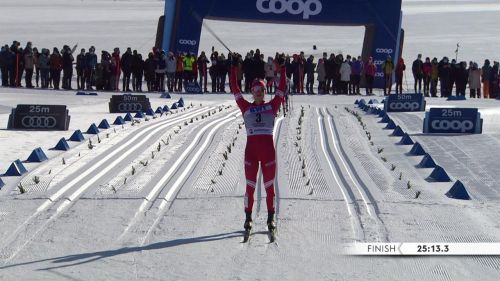 Yulia stupak conquista la mass start dell'engadina, sul podio anche weng e andersson