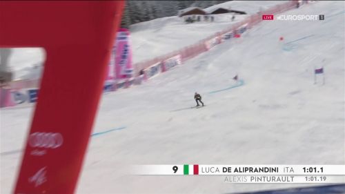 Luca de aliprandini rincorre il suo primo podio in coppa. buon tempo nella prima manche del gigante di lenzerheide