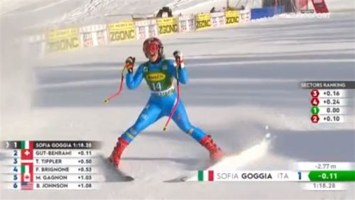 Goggia da impazzire! suo anche il super g, rivivi la gara - sci alpino, coppa del mondo