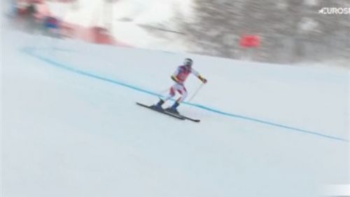 La prima manche di odermatt sulla face del bellevarde - sci alpino, coppa del mondo