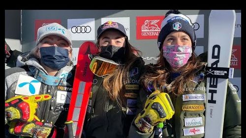 Women's super g - award ceremony - val d'isere fra - 2021