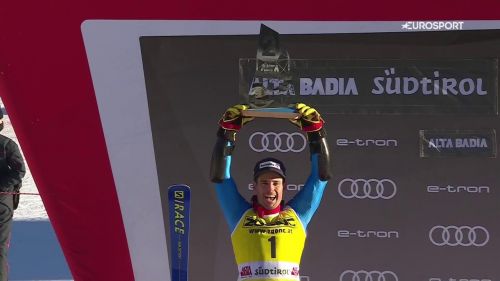 Luca de aliprandini finalmente sul podio in alta badia: tutta la sua gioia - sci alpino, coppa del mondo