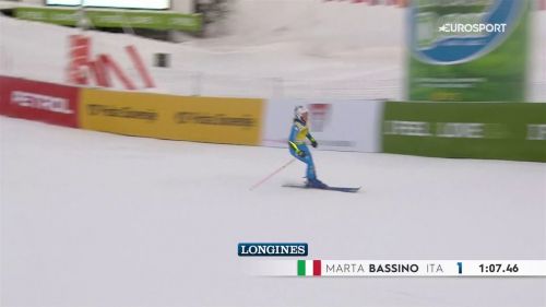 Kranjska gora, gigante - bassino scaricata da un dosso, ma è terza