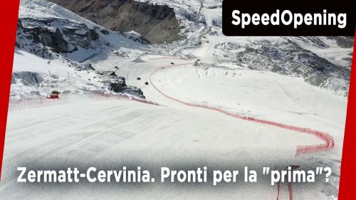 Zermatt-cervinia. la 'prima' discesa di coppa del mondo transnazionale.