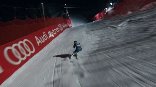 Lindsey vonn sulla streif in notturna, il sogno è realizzato!