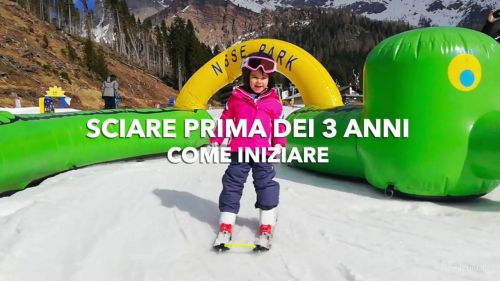 Sciare prima dei 3 anni? come iniziare!