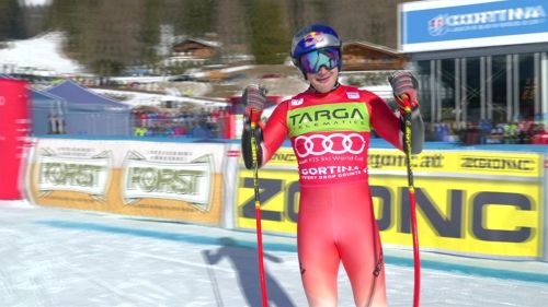 Odermatt, bis capolavoro sull'olympia delle tofane: rivedi la vittoria in super g