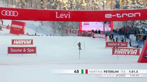 Peterlini a punti: bene nello slalom-bis di levi, riguardala
