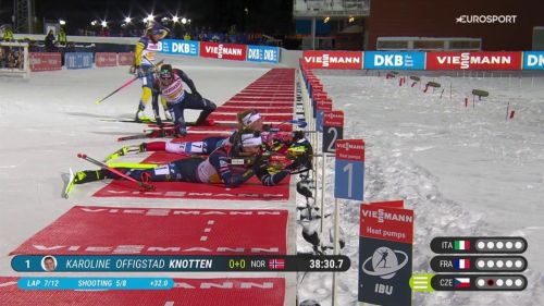 'benvenuta dorothea wierer': grande poligono a terra dell'azzurra, riguardalo