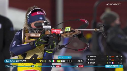 Lisa vittozzi perfetta al tiro dopo il rientro: rivivi la sua sprint a Östersund