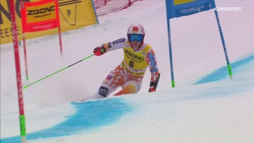 Vlhova vince la prima manche del gigante con un gran finale