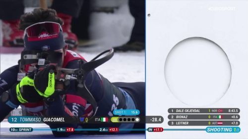 Tommaso giacomel fantastico al tiro: rivivi l'ottavo posto nella sprint in austria